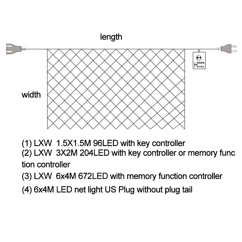 LED Net light 3*2M 6*4M LED Mesh Fairy String Light Christmas 110 220 V Party Wedding New Year Garland Outdoor garden Decoration
LED Net light 3*2M 6*4M LED Mesh Fairy String Light Christmas 110 220 V Party Wedding New Year Garland Outdoor garden Decoration