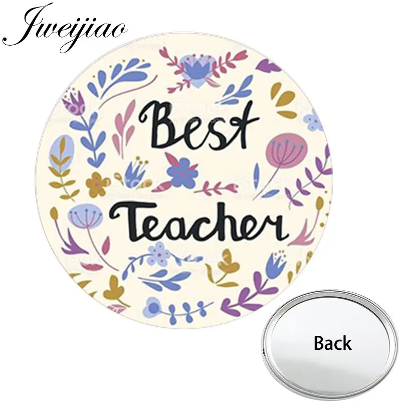 JWEIJIAO Best Teachers One Side Flat Mini Pocket Mirror Compact Portable Makeup Vanity Hand Travel Purse Mirror
JWEIJIAO Best Teachers One Side Flat Mini Pocket Mirror Compact Portable Makeup Vanity Hand Travel Purse Mirror