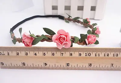 Handmade Floral Crown Flower Headband Hair Garland Wedding Headpiece Headwear Flower
Handmade Floral Crown Flower Headband Hair Garland Wedding Headpiece Headwear Flower