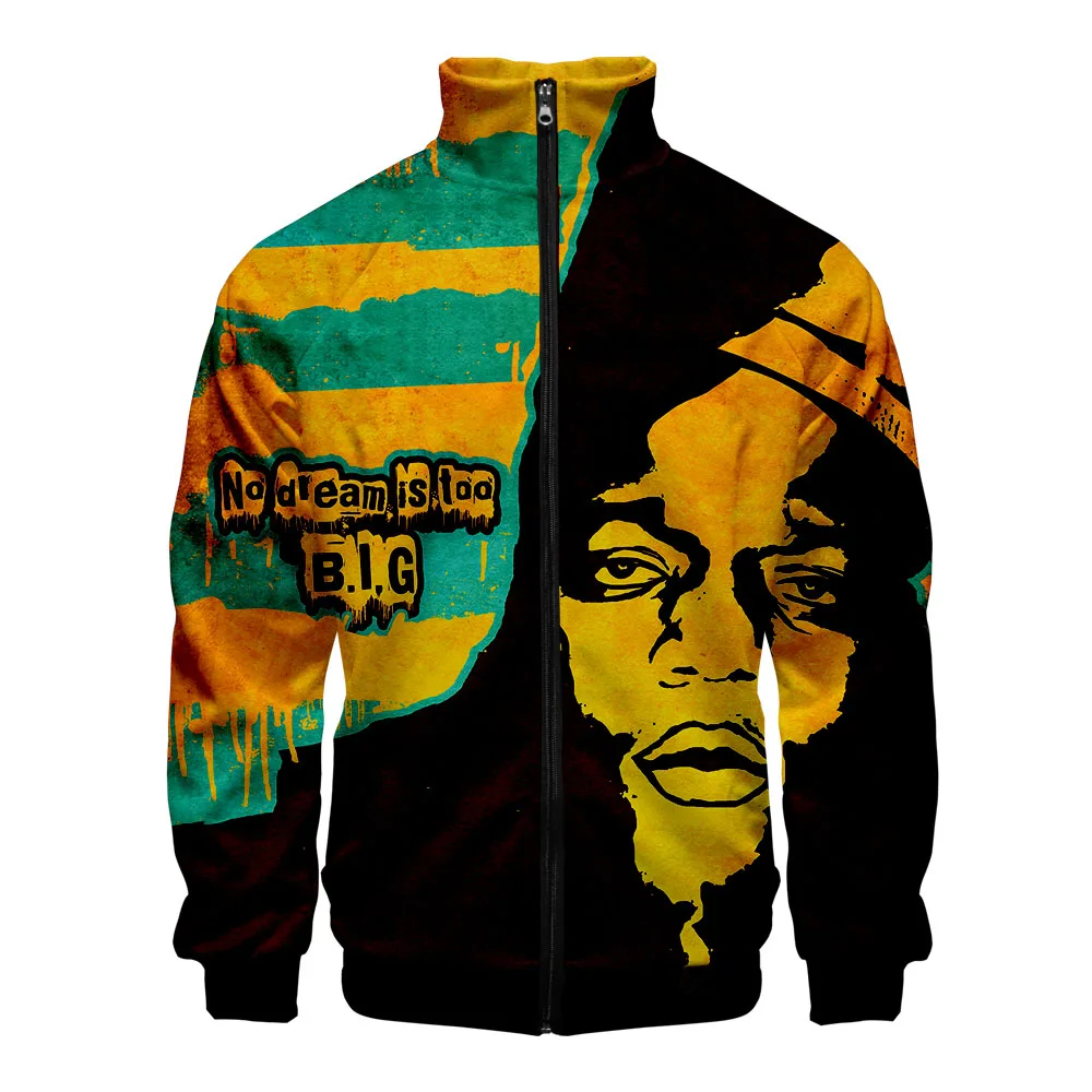 B.I.G BIGGIE 3D Printed Stand Collar Zipper Jacket Fashion Women/Men Hot Sale 2019 Fashion Trendy Streetwear Clothes
B.I.G BIGGIE 3D Printed Stand Collar Zipper Jacket Fashion Women/Men Hot Sale 2019 Fashion Trendy Streetwear Clothes