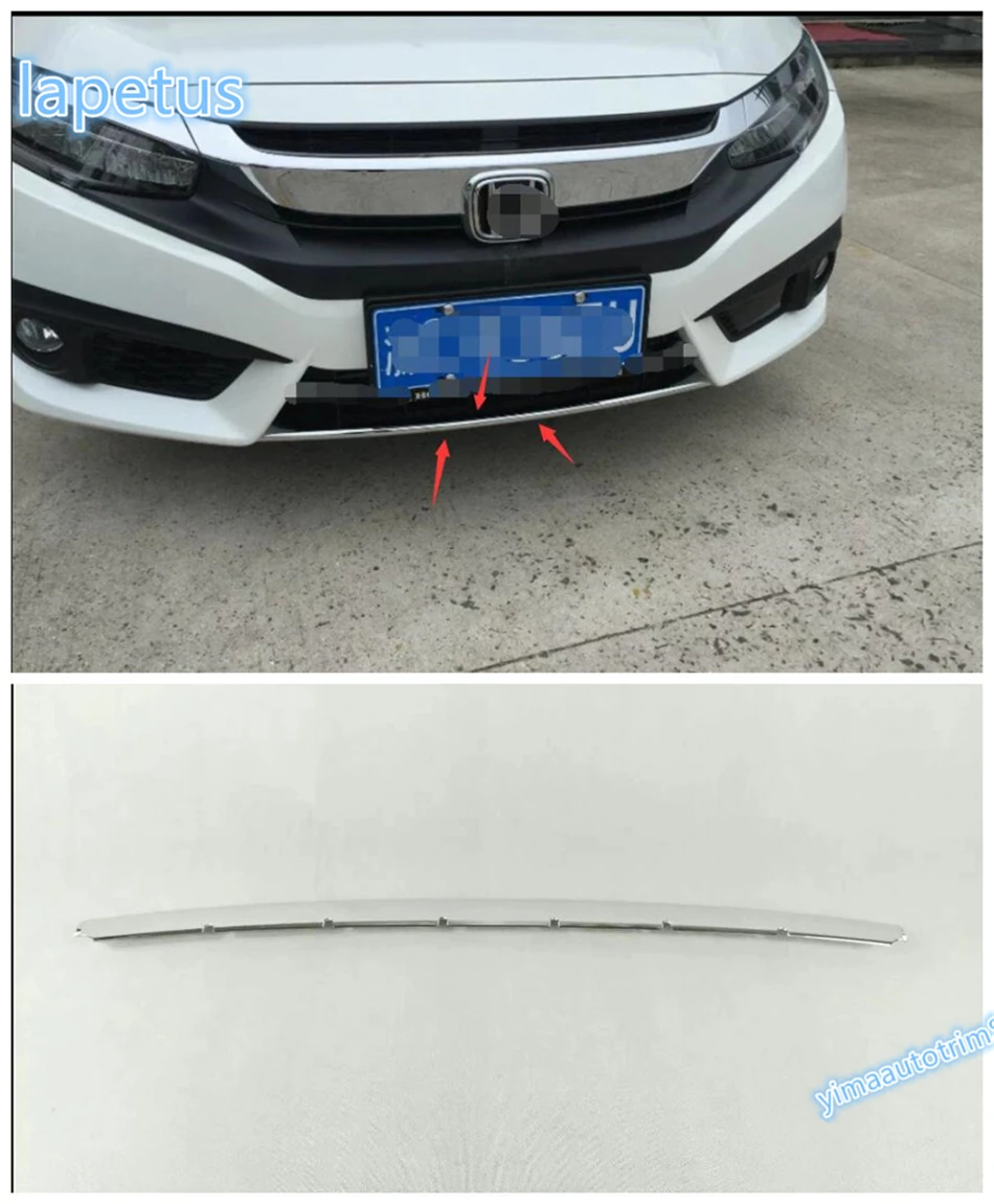 Accessories Exterior Refit Kit Front + Rear Lower Bumper Chrome Cap Trim 2 Pcs / Set Fit For Honda Civic 2016 2017 Sedan ABS
Accessories Exterior Refit Kit Front + Rear Lower Bumper Chrome Cap Trim 2 Pcs / Set Fit For Honda Civic 2016 2017 Sedan ABS