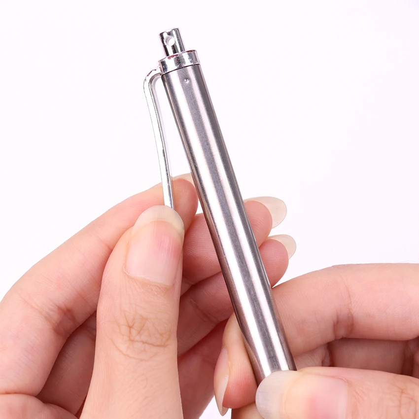 1PC Massage Tool Stainless Steel Telescopic Portable Adjustable Size Pen Clip Telescopic Back Scratcher Itch Scratch
1PC Massage Tool Stainless Steel Telescopic Portable Adjustable Size Pen Clip Telescopic Back Scratcher Itch Scratch
