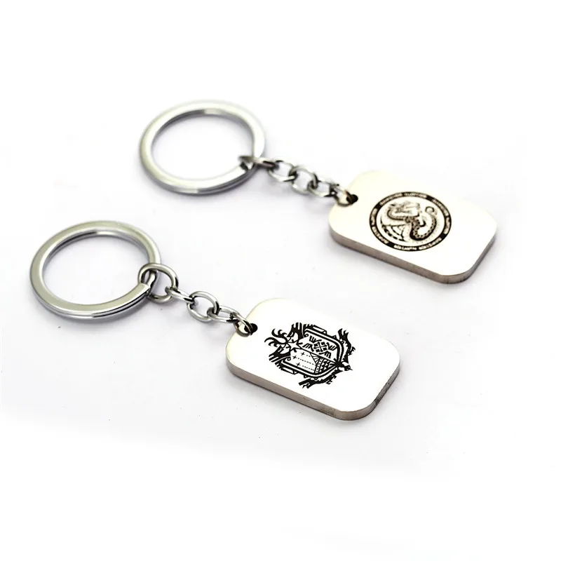 New Game Hunter Online Keychain MHW Metal Logo Key Ring Chain Dog Tag Porte Clef Men Car Women Bag llavero
New Game Hunter Online Keychain MHW Metal Logo Key Ring Chain Dog Tag Porte Clef Men Car Women Bag llavero