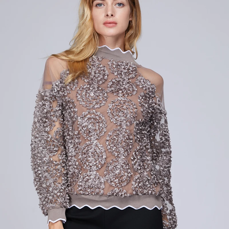 Fashion women tops and blouses Sexy long sleeved shirt lace blusas patchwork causal female clothes solid women feminineD431 30
Fashion women tops and blouses Sexy long sleeved shirt lace blusas patchwork causal female clothes solid women feminineD431 30