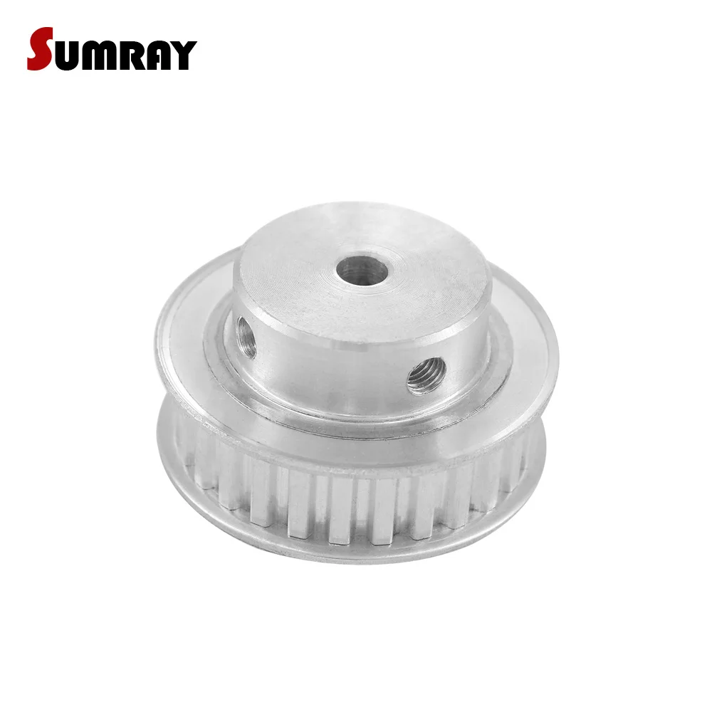 SUMRAY XL 30T шкив ГРМ 5/6/6. 35/7/8/10/12/12. 7/14/15/16/17/19/20/25 мм внутренний диаметр Алюминиевый