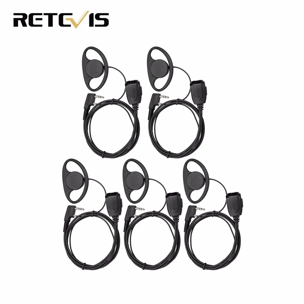 5 шт., D-образные наушники Retevis RE-3224 для рации Retevis H777/RT22/RT24/RT3/RT81/RT21
5 шт., D-образные наушники Retevis RE-3224 для рации Retevis H777/RT22/RT24/RT3/RT81/RT21