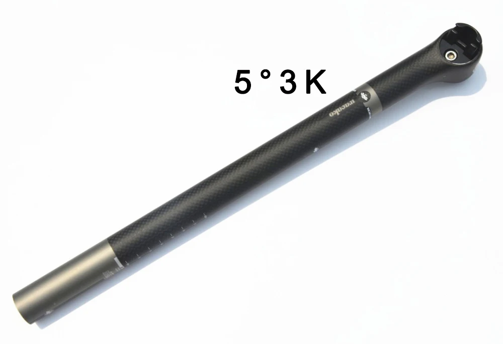 wacako bicycle 3K UD Matte carbon seatpost MTB road bike seat tube carbon seat post 27.2 / 30.8 / 31.6 *350/ 400mm
wacako bicycle 3K UD Matte carbon seatpost MTB road bike seat tube carbon seat post 27.2 / 30.8 / 31.6 *350/ 400mm