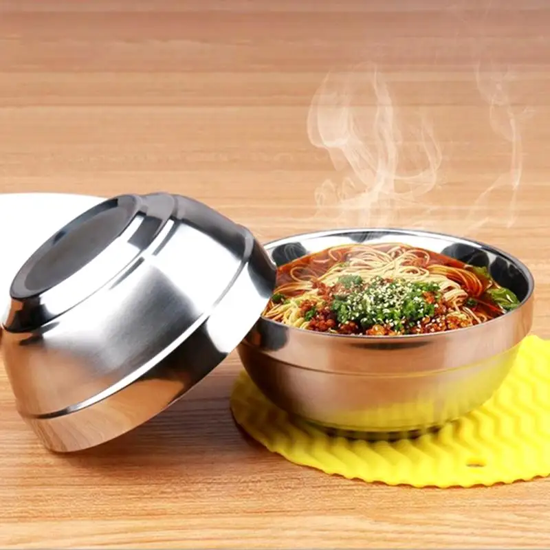 High Quality Eco-Friendly Bowl Classic Anti-Rust 304 Stainless Steel Lotus Double Layer anti-hot Bowls Tableware Kitchen Bowl
High Quality Eco-Friendly Bowl Classic Anti-Rust 304 Stainless Steel Lotus Double Layer anti-hot Bowls Tableware Kitchen Bowl
