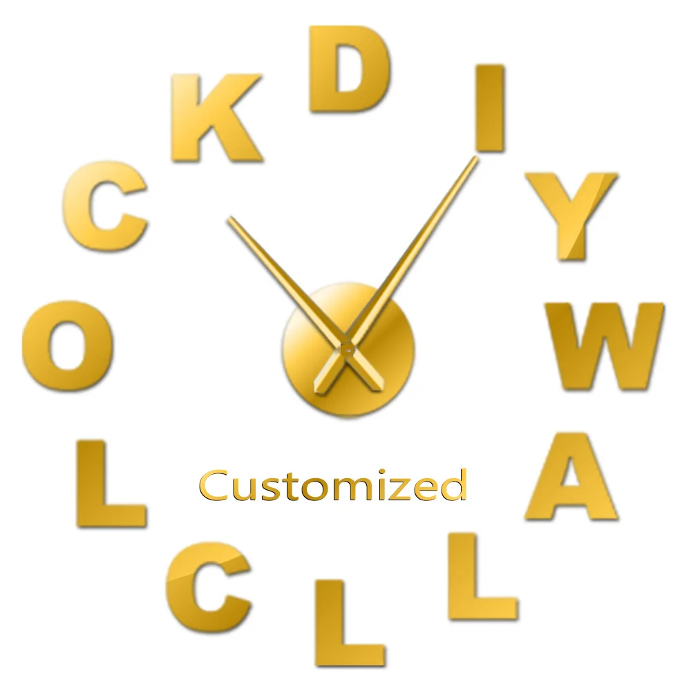 Custom Order DIY Giant Wall Clock Personalized Your Name Unique Gift For Him Her Handmade Home Decor Large Frameless Wall Clock
Custom Order DIY Giant Wall Clock Personalized Your Name Unique Gift For Him Her Handmade Home Decor Large Frameless Wall Clock