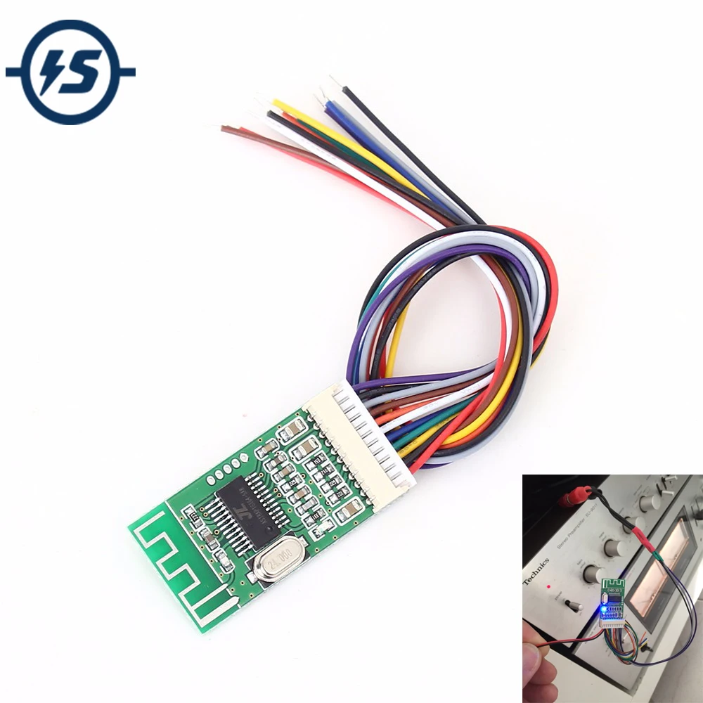 100pcs/lot KCX_BT002 Bluetooth Audio Receiver Board Bluetooth Module Lossless Bluetooth 4.2 Wireless MP3 Decode Board MP3 Module
100pcs/lot KCX_BT002 Bluetooth Audio Receiver Board Bluetooth Module Lossless Bluetooth 4.2 Wireless MP3 Decode Board MP3 Module