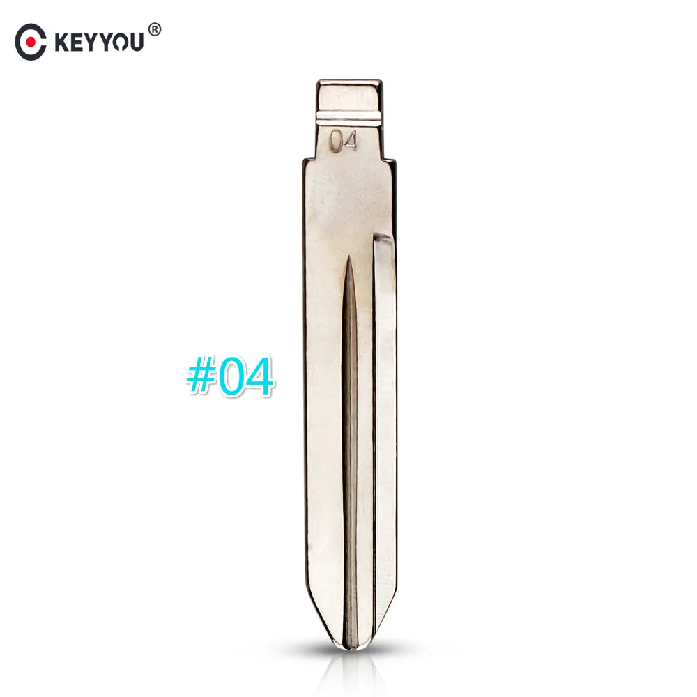 KEYYOU 10 pcs/lot Metal Blank Uncut Flip KD Remote Key Blade Type #04 for Chrysler 300C Cherokee/ Jeep / Dodge Car Key Blade
KEYYOU 10 pcs/lot Metal Blank Uncut Flip KD Remote Key Blade Type #04 for Chrysler 300C Cherokee/ Jeep / Dodge Car Key Blade