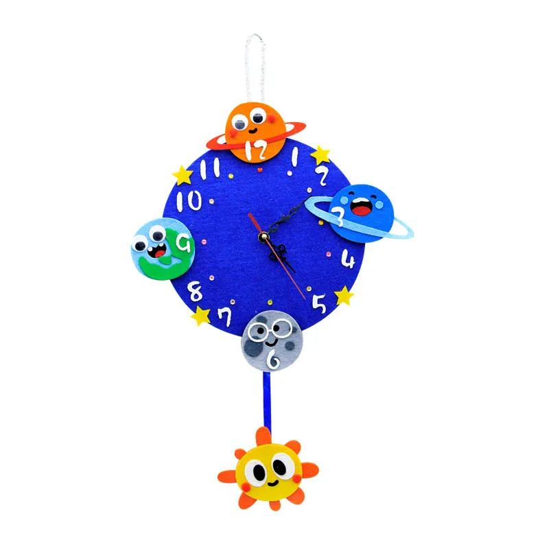 Star clock clock Fabric Felt kit Non-woven cloth Craft DIY Sewing set Handwork Material DIY needlework supplies
Star clock clock Fabric Felt kit Non-woven cloth Craft DIY Sewing set Handwork Material DIY needlework supplies