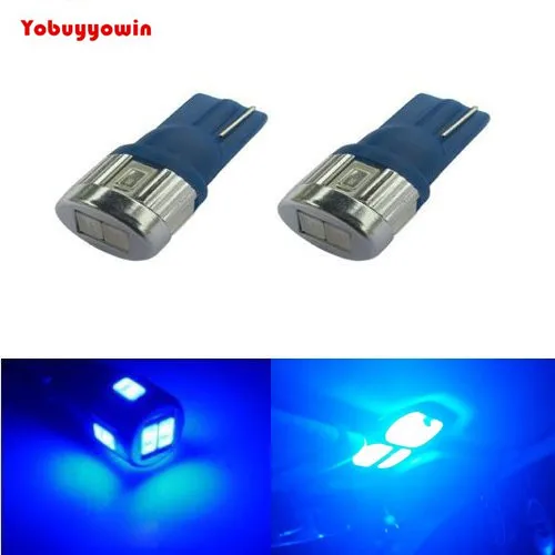Чрезвычайно Яркие 5730 SMD 194 168 2825 W5W T10 светодиодный лампы ультра синий (самая яркая