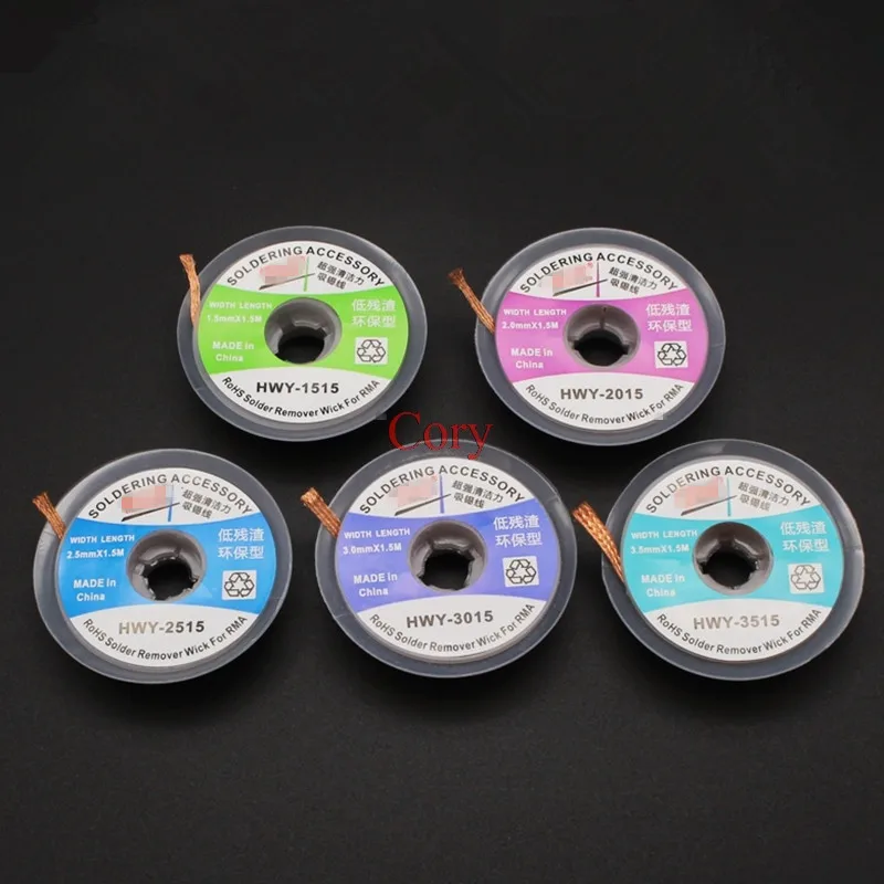 Tin absorption line Length 1.5M Width 1.5mm 2.0mm 2.5mm 3mm 3.5mm Desoldering Braid Solder Remover Wick Wire Repair Tool CZYC
Tin absorption line Length 1.5M Width 1.5mm 2.0mm 2.5mm 3mm 3.5mm Desoldering Braid Solder Remover Wick Wire Repair Tool CZYC