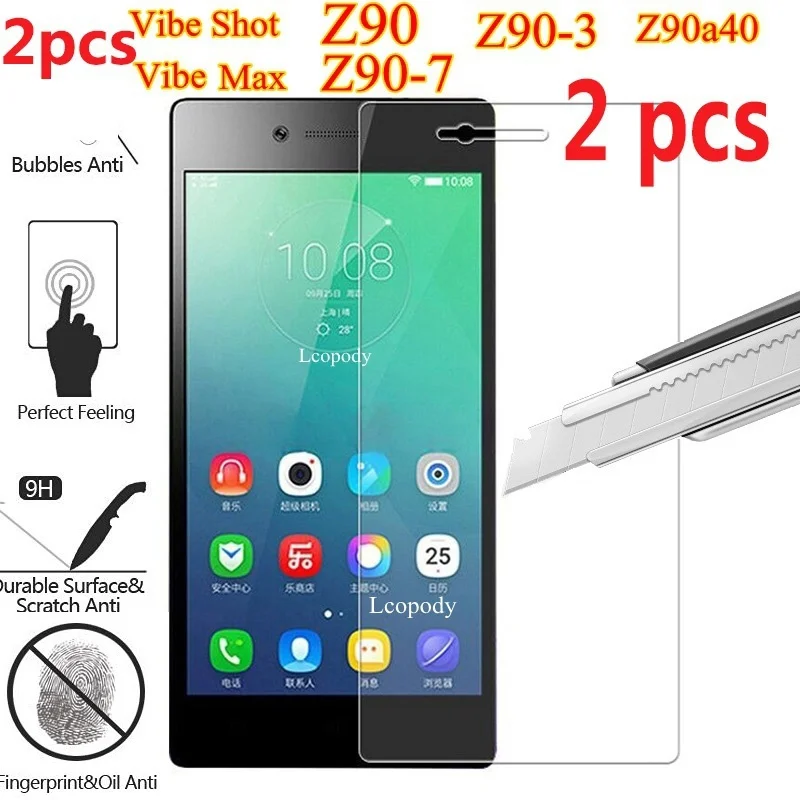2 шт./лот для Lenovo Vibe Shot Z90 3 7 пленка из закаленного стекла ультратонкая Защитная