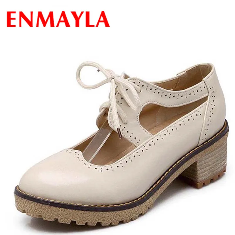 ENMAYLA New Women Flats Shoes College Style Round Toe Lace-up Shoes Woman Flats Platform Shoes Women Ladies Shoes
ENMAYLA New Women Flats Shoes College Style Round Toe Lace-up Shoes Woman Flats Platform Shoes Women Ladies Shoes