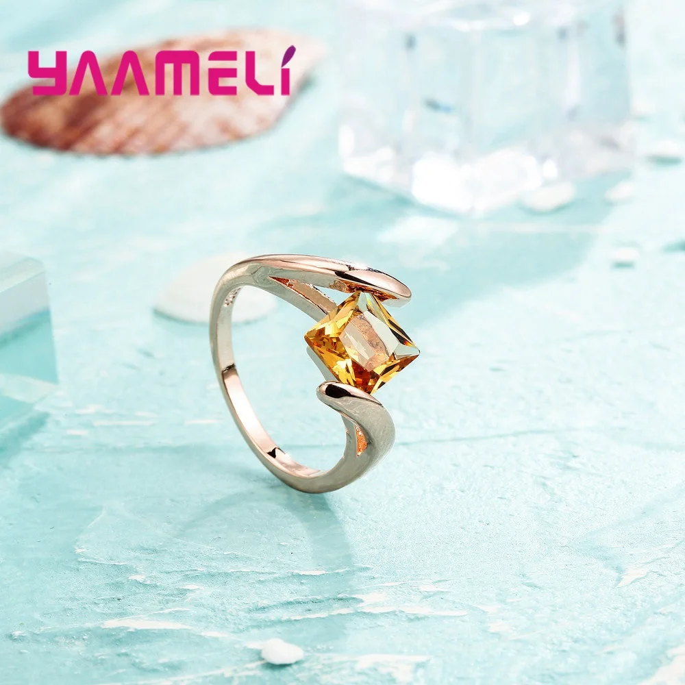 Cheapest Price Rose Gold Color Women Rings Simple Style Rhombus Shape Design Cubic Zorcnia Jewelry Crystal For Ladies
Cheapest Price Rose Gold Color Women Rings Simple Style Rhombus Shape Design Cubic Zorcnia Jewelry Crystal For Ladies