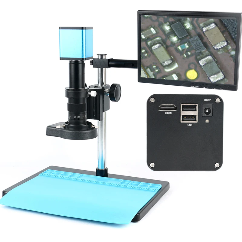 1080P SONY Sensor Autofocus HDMI Video Microscope Camera U Disk 180X Zoom Lens Digital Microscope Set+Working Bench Mat
1080P SONY Sensor Autofocus HDMI Video Microscope Camera U Disk 180X Zoom Lens Digital Microscope Set+Working Bench Mat