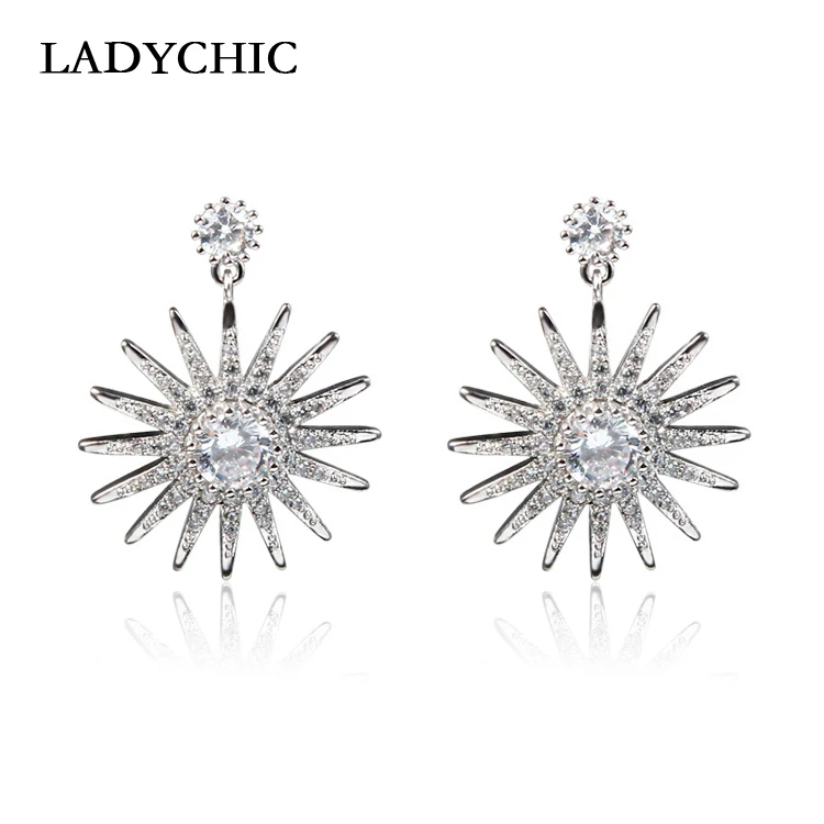 Женские винтажные серьги-подвески LADYCHIC, Стразы серебристого цвета с цирконом класса ААА, Ювелирное Украшение для вечеринки, LE1353
Женские винтажные серьги-подвески LADYCHIC, Стразы серебристого цвета с цирконом класса ААА, Ювелирное Украшение для вечеринки, LE1353