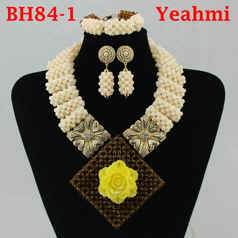 Chunky Gold Crystal Beads Women Necklace Bridal Fashion Jewelry Wedding African Beads Jewelry Set 2018 Free Shipping BH84-2
Chunky Gold Crystal Beads Women Necklace Bridal Fashion Jewelry Wedding African Beads Jewelry Set 2018 Free Shipping BH84-2