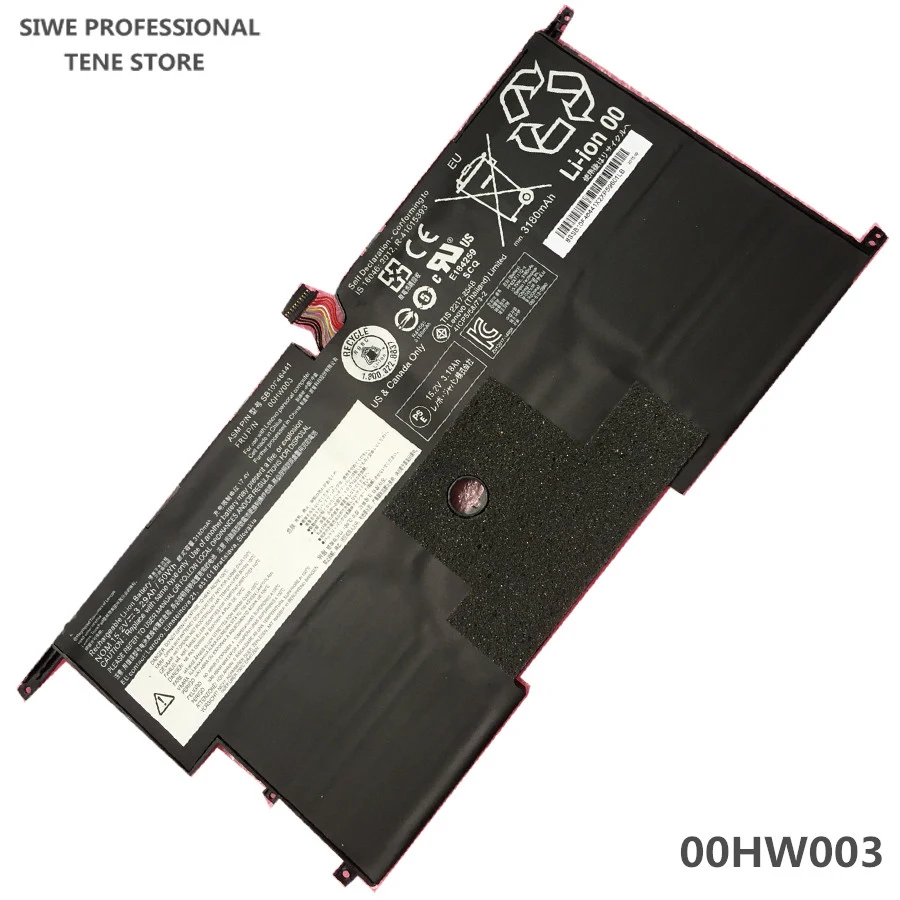 Original 00HW003 Laptop Battery New Genuine Laptop batteries 45N1703 for Lenovo ThinkPad New X1 Carbon 00HW003
Original 00HW003 Laptop Battery New Genuine Laptop batteries 45N1703 for Lenovo ThinkPad New X1 Carbon 00HW003
