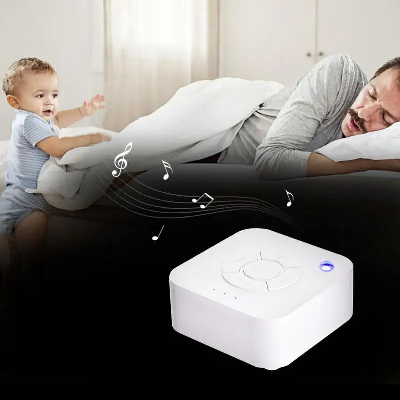 White Noise Machine USB Rechargeable Timed Shutdown Sleep Sound For Sleeping & Relaxation Baby Adult Office Travel | Безопасность и