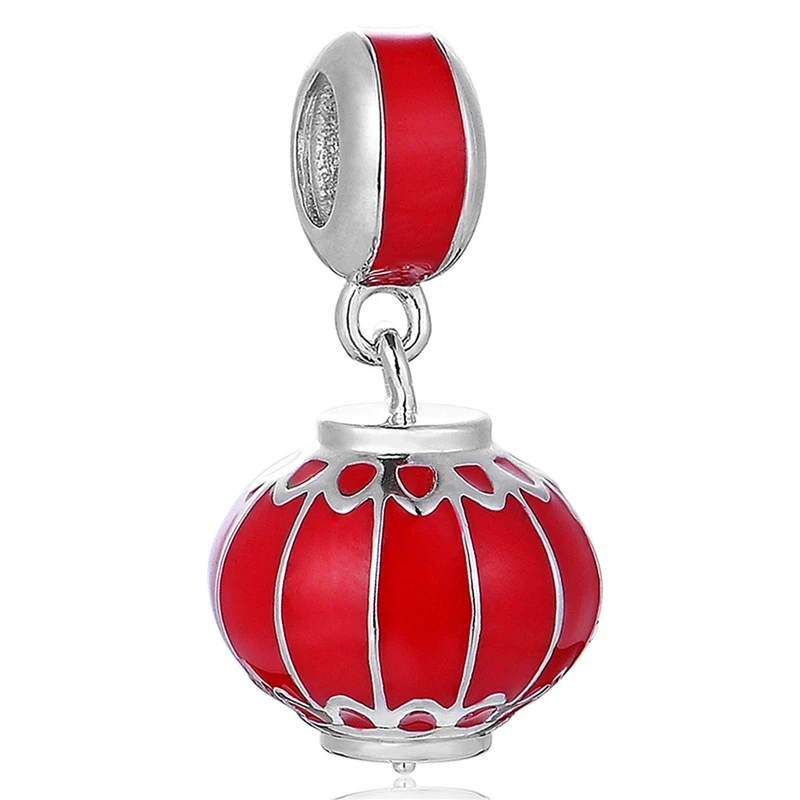 Red Lantern Design Charms 925 Sterling Silver Pendant Red Enamel Bead Fit European Bracelet Necklace Jewelry Ethnic GW Jewelr
Red Lantern Design Charms 925 Sterling Silver Pendant Red Enamel Bead Fit European Bracelet Necklace Jewelry Ethnic GW Jewelr
