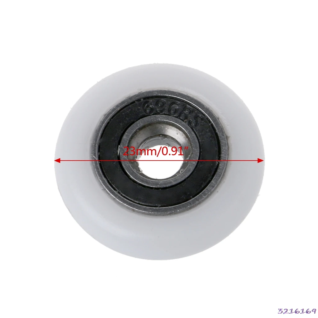 8 шт. ролики для душевой двери диаметр 23 мм | Обустройство дома
