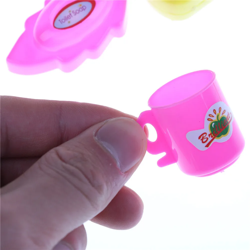1 набор сушилка для волос чашка мыла Миниатюрная игрушка детей принадлежности