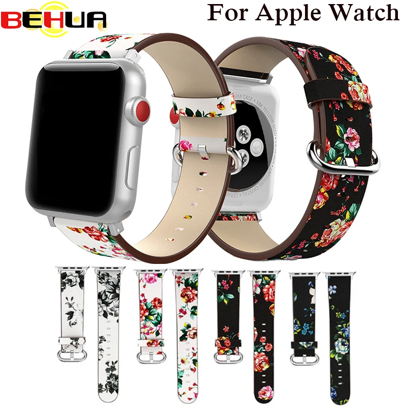 Floral Colorful Classic Brand Leather Watch Band for Apple iwatch 38mm/42mm Series 1 2 3 Men's Women's Wrist Watch Band Bracelet
Floral Colorful Classic Brand Leather Watch Band for Apple iwatch 38mm/42mm Series 1 2 3 Men's Women's Wrist Watch Band Bracelet