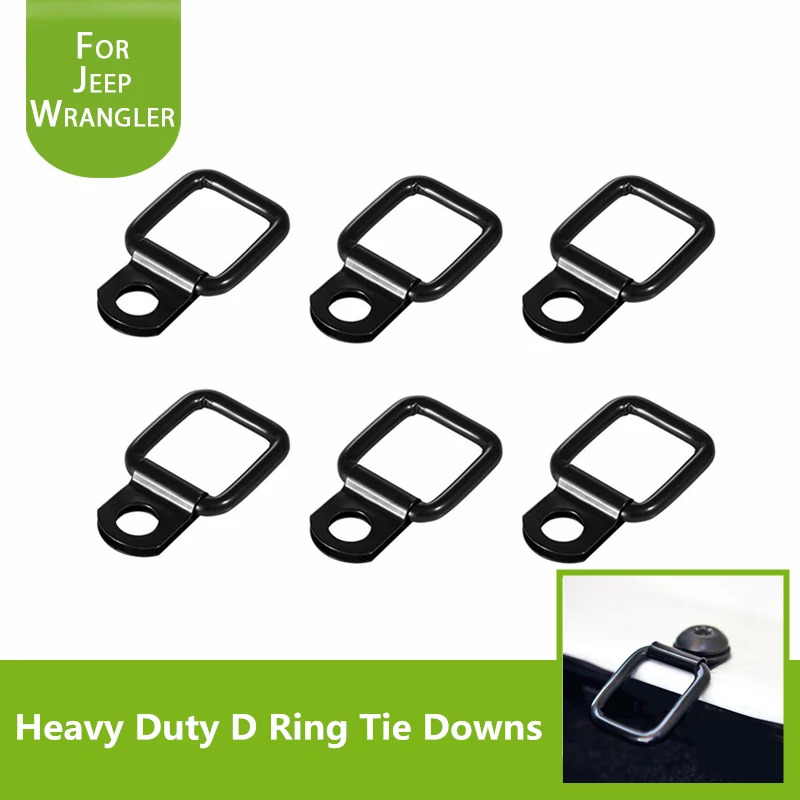 Trunk Cargo Surface Mount Tie-Down D Ring Quick Release Fastener Clips for Jeep Wrangler JL JK TJ JT 1996-2019 2020 Car Parts
Trunk Cargo Surface Mount Tie-Down D Ring Quick Release Fastener Clips for Jeep Wrangler JL JK TJ JT 1996-2019 2020 Car Parts