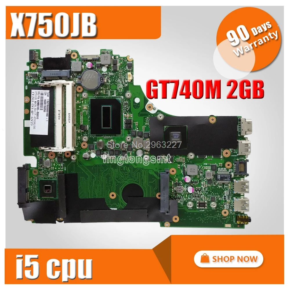 Для For Asus A750J A750JB K750J K750JB X750JB REV2.0 материнская плата с i5 GT740M 2g ram 100% протестированная материнская плата
Для For Asus A750J A750JB K750J K750JB X750JB REV2.0 материнская плата с i5 GT740M 2g ram 100% протестированная материнская плата