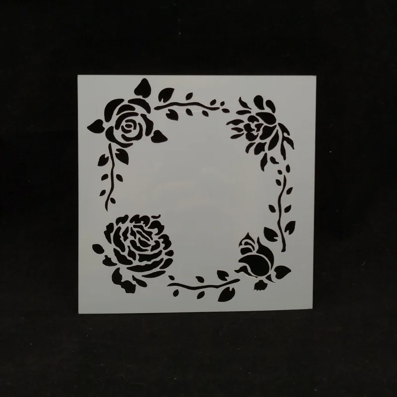 13*13 Flower frame pvc Layering Stencils for DIY Scrapbooking/photo album Decorative Embossing DIY Paper Cards Crafts
13*13 Flower frame pvc Layering Stencils for DIY Scrapbooking/photo album Decorative Embossing DIY Paper Cards Crafts