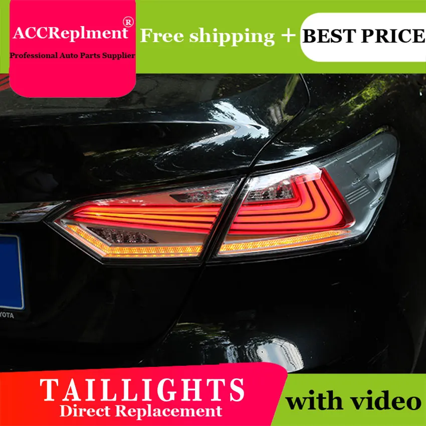 4PCS Car Styling for Toyota Camry Taillights 2018 for CAMRY LED Tail Lamp+Turn Signal+Brake+Reverse LED light
4PCS Car Styling for Toyota Camry Taillights 2018 for CAMRY LED Tail Lamp+Turn Signal+Brake+Reverse LED light