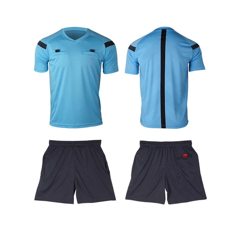 

Referee Jersey Soccer Set 2020 Football Judge uniform Futbol Shirt Suit Tracksuits survetement football maillot de foot