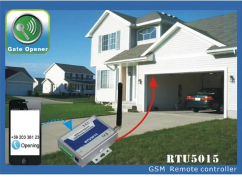 GSM 3G SMS time control switch FOR Home and garage owners RTU 5015 GSM Alarm System
GSM 3G SMS time control switch FOR Home and garage owners RTU 5015 GSM Alarm System