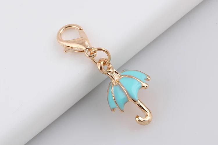 20pcs/lot Free Shipping Umbrella Charms Pendants With Lobster Clasp DIY Charms For Bracelet Necklace
20pcs/lot Free Shipping Umbrella Charms Pendants With Lobster Clasp DIY Charms For Bracelet Necklace
