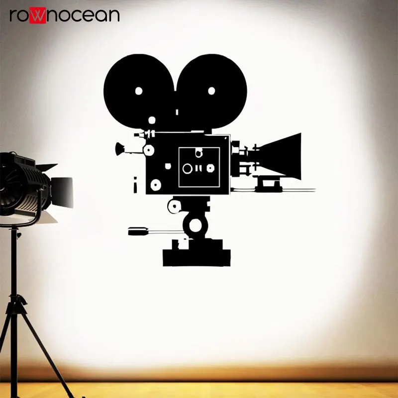 Retro Camera Wall Decal Movie Film Home Theater Wall Sticker Vinyl Removable Interior Mural Wallpaper Living Room Decor 3R22
Retro Camera Wall Decal Movie Film Home Theater Wall Sticker Vinyl Removable Interior Mural Wallpaper Living Room Decor 3R22