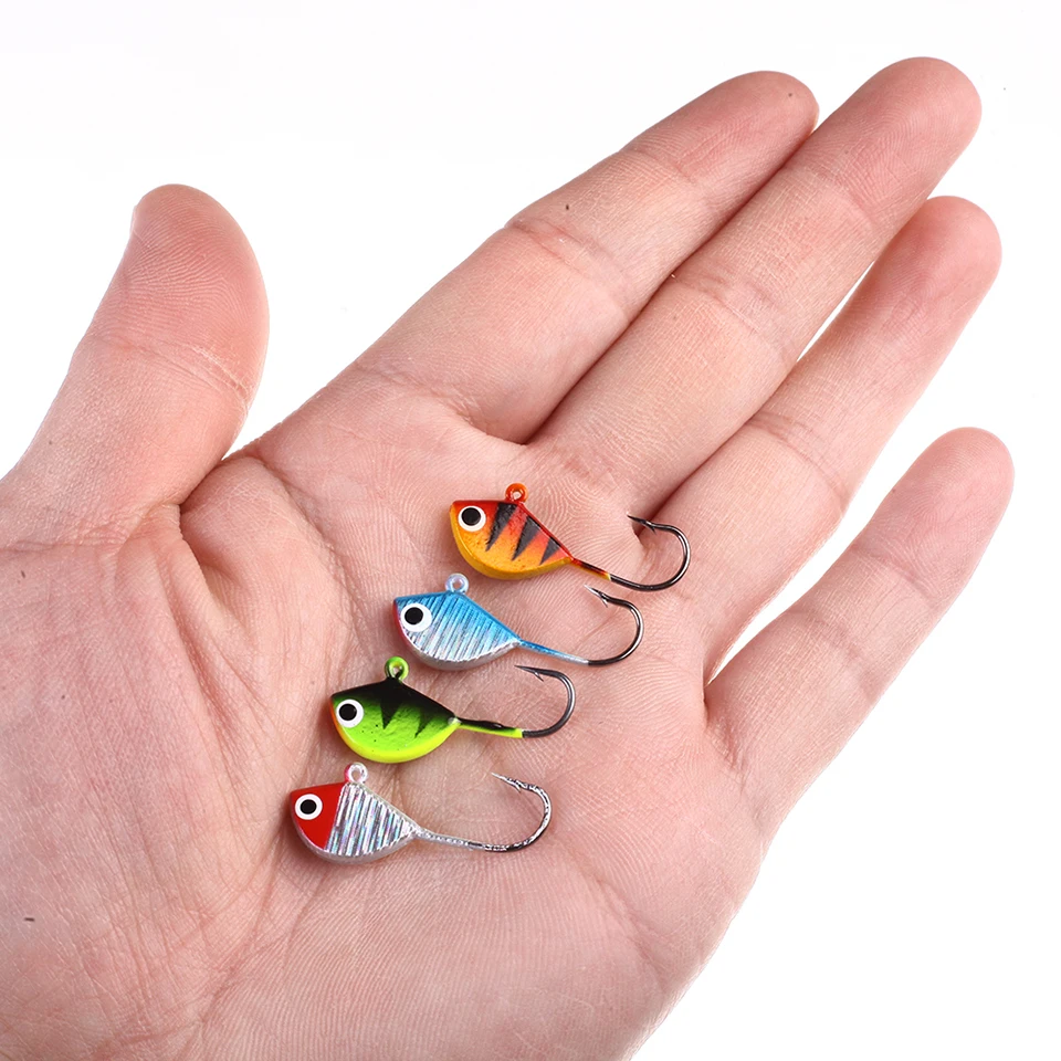 4Pcs/lot Winter ice fishing bait 2.5cm 2.3g Noctilucent mini lead fish lure fishing hook ice fishing tackle
4Pcs/lot Winter ice fishing bait 2.5cm 2.3g Noctilucent mini lead fish lure fishing hook ice fishing tackle