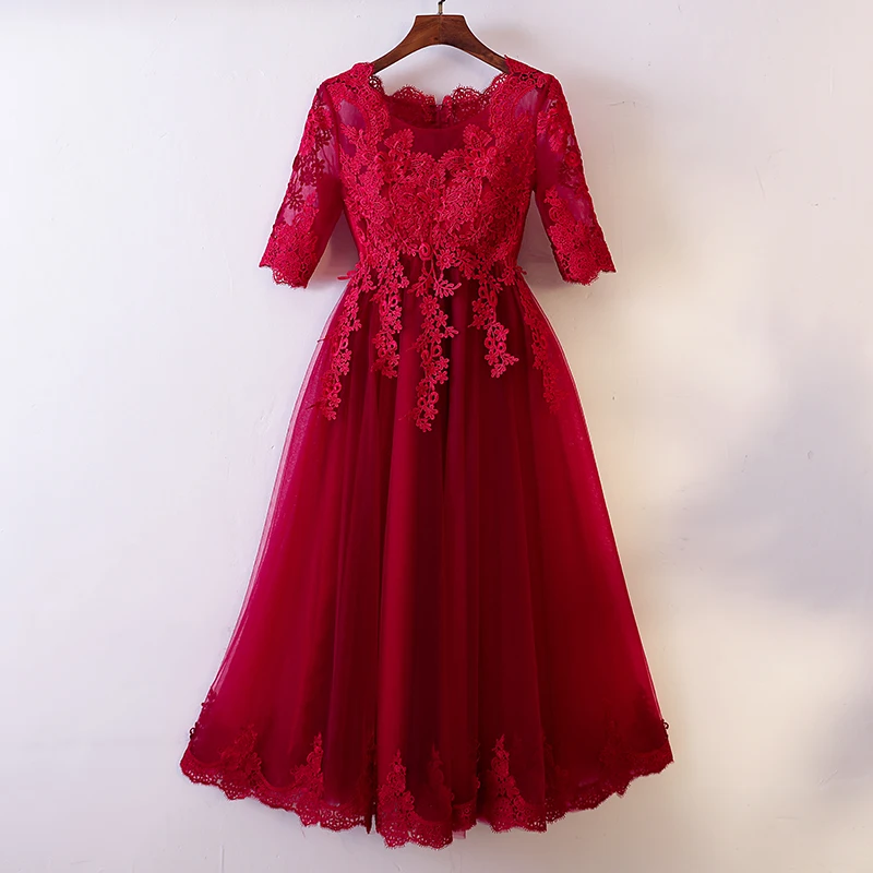 High Quality vestido de festa long Tulle A-line Tea-Length Natural Appliques Illusion Formal Evening Dresses 2019
High Quality vestido de festa long Tulle A-line Tea-Length Natural Appliques Illusion Formal Evening Dresses 2019