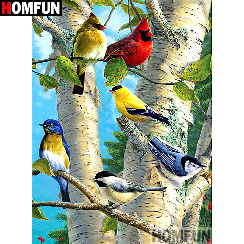 HOMFUN Full Square/Round Drill 5D DIY Diamond Painting "Bird scenery" Embroidery Cross Stitch 5D Home Decor Gift A16998
HOMFUN Full Square/Round Drill 5D DIY Diamond Painting "Bird scenery" Embroidery Cross Stitch 5D Home Decor Gift A16998