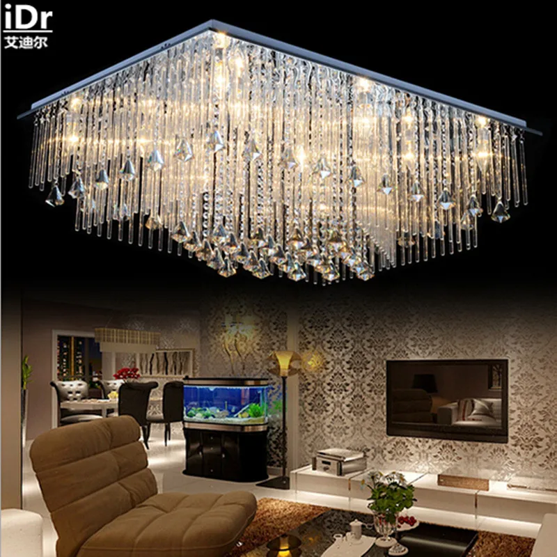 the new listing Upscale atmosphere crystal lamp rectangular living room lights led lamps lighting modern bedroom Ceiling Lights
the new listing Upscale atmosphere crystal lamp rectangular living room lights led lamps lighting modern bedroom Ceiling Lights