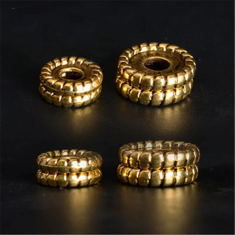 50pcs Antique Gold Silver Color Tibetan Rondelle Spacer Beads 8mm 10mm 12mm Loose Metal Alloy Charms Beads For Jewelry Making
50pcs Antique Gold Silver Color Tibetan Rondelle Spacer Beads 8mm 10mm 12mm Loose Metal Alloy Charms Beads For Jewelry Making