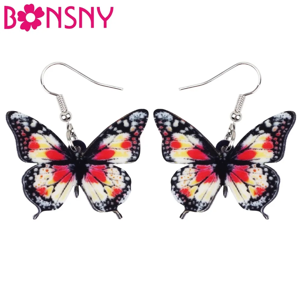 Bonsny Acrylic Unique Floral Butterfly Insect Earrings Big Dangle Drop Fashion Jewelry For Women Girls Ladies Teens Wholesale
Bonsny Acrylic Unique Floral Butterfly Insect Earrings Big Dangle Drop Fashion Jewelry For Women Girls Ladies Teens Wholesale