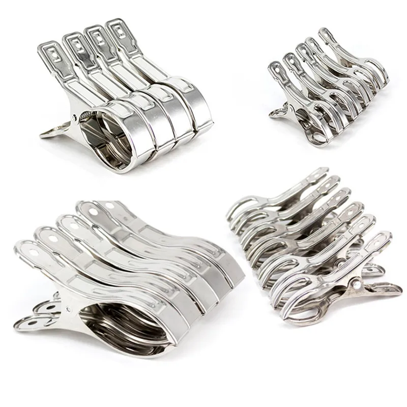 4pcs/lot High Quality Large Stainless Steel Strong Power Clothing Clothespin Quilt Clothes Clip Big Windproof Clothes Pin
4pcs/lot High Quality Large Stainless Steel Strong Power Clothing Clothespin Quilt Clothes Clip Big Windproof Clothes Pin