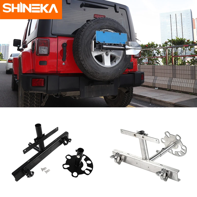 Держатель номерного знака, запасной держатель для шин для Jeep Wrangler для Suzuki Jimny, держатель для внедорожника, держатель для инструментов
Держатель номерного знака, запасной держатель для шин для Jeep Wrangler для Suzuki Jimny, держатель для внедорожника, держатель для инструментов