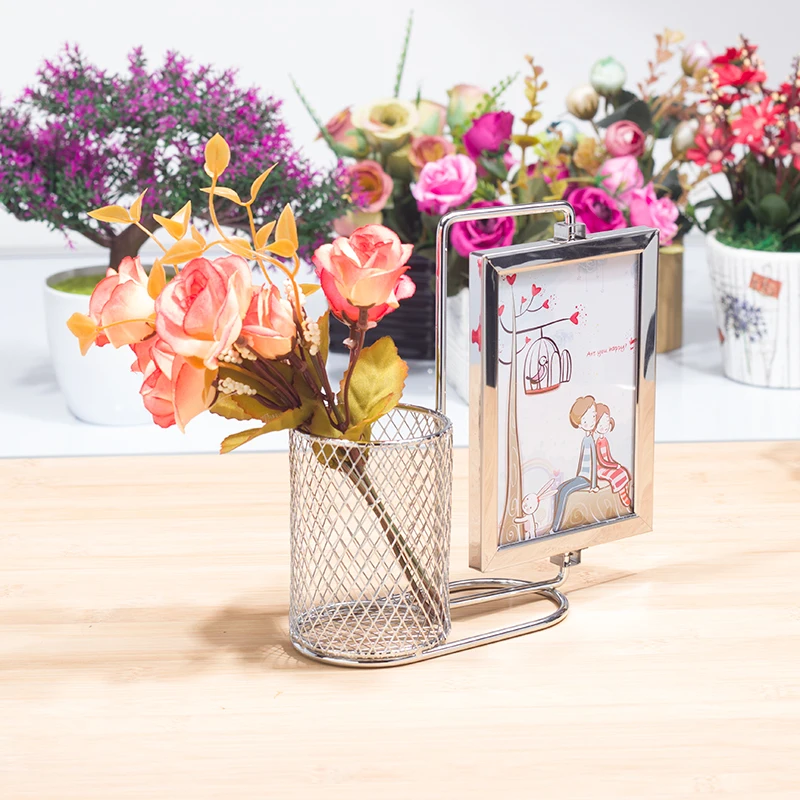 Simple Modern 5 Inch Photo Creative Table Pen Holder and Photo Frame Wedding Photo Frame for Birthday Gift
Simple Modern 5 Inch Photo Creative Table Pen Holder and Photo Frame Wedding Photo Frame for Birthday Gift