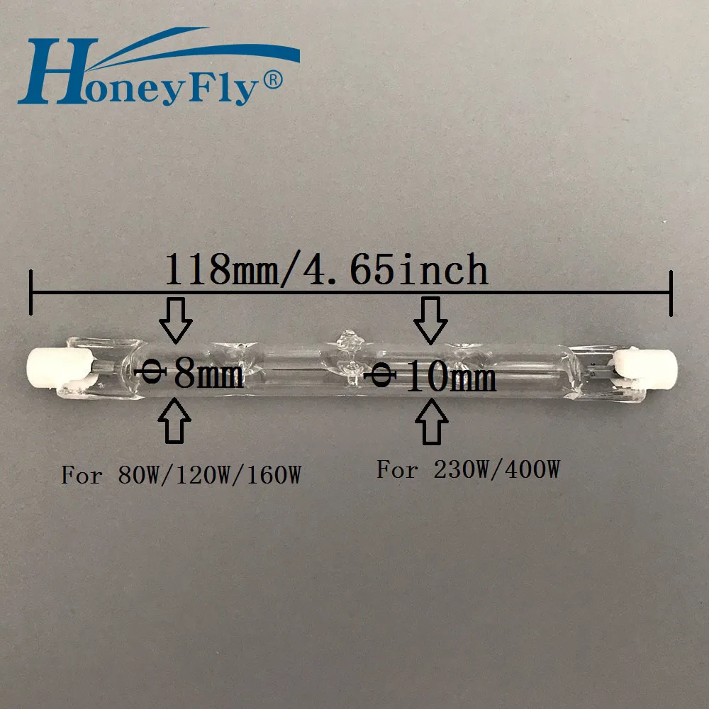 HoneyFly 1pc Halogen Bulbs Lamp Energy C J118 220V 80W 120W 160W 230W 400W R7S Double Ended Filament Flood Light Quartz Tube
HoneyFly 1pc Halogen Bulbs Lamp Energy C J118 220V 80W 120W 160W 230W 400W R7S Double Ended Filament Flood Light Quartz Tube