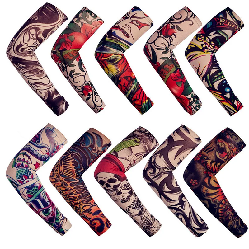 Fashion Elastic Tattoo Sleeves Riding UV Care Cool Printed Sun-proof Arm Protection Glove Fake Temporary Tattoos
Fashion Elastic Tattoo Sleeves Riding UV Care Cool Printed Sun-proof Arm Protection Glove Fake Temporary Tattoos