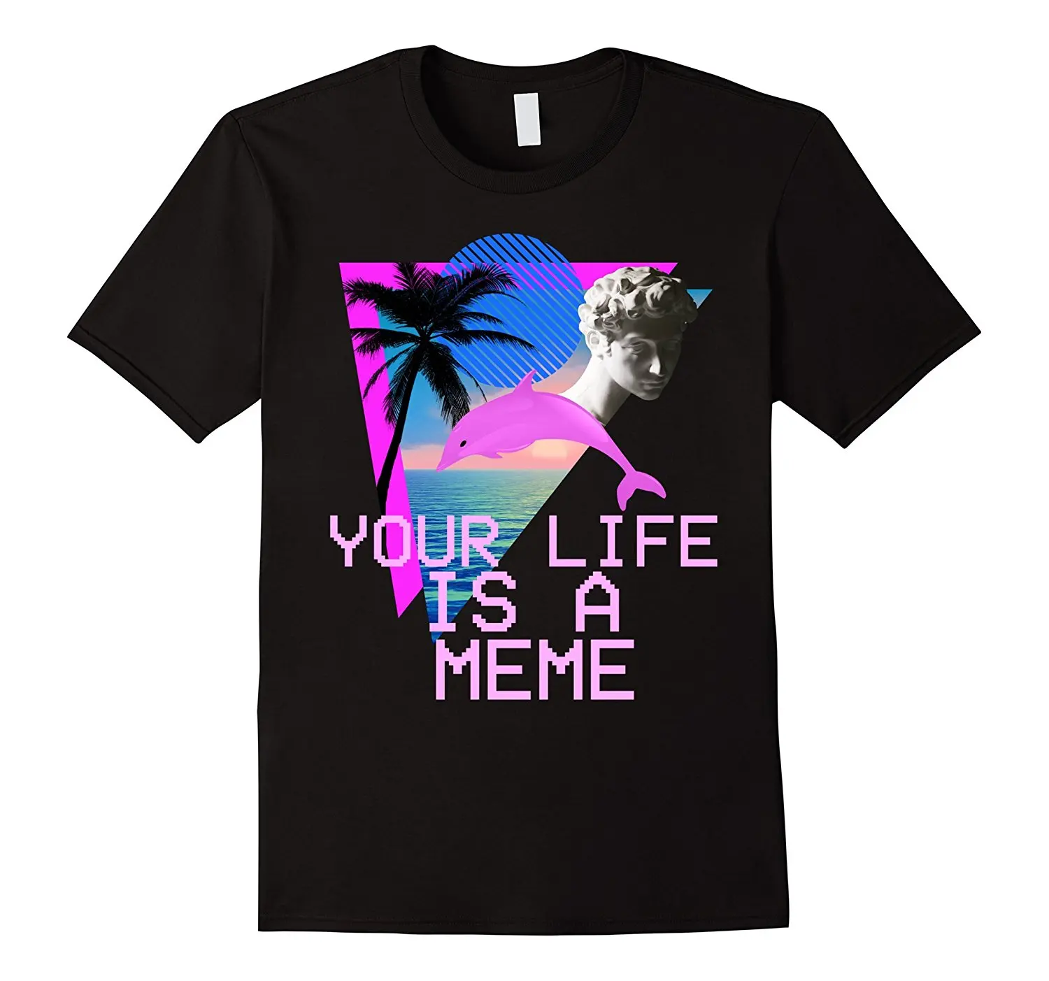 Vaporwave эстетику ваша жизнь мем футболки|t-shirt t-shirt|t-shirt memet-shirt tee |